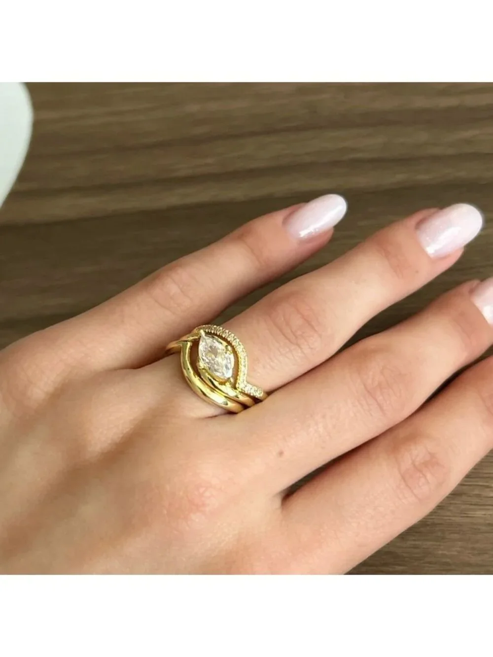 Diamond ring set Q361
